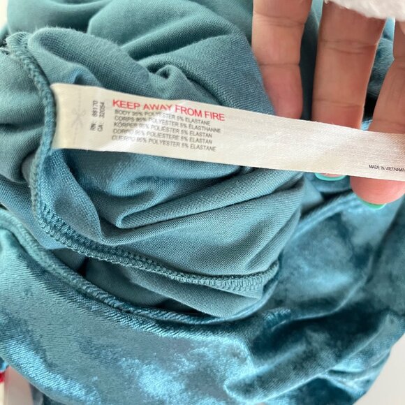 FREE PEOPLE Don’t You Wish Bodysuit in Deep Teal Size M - Picture 6 of 8